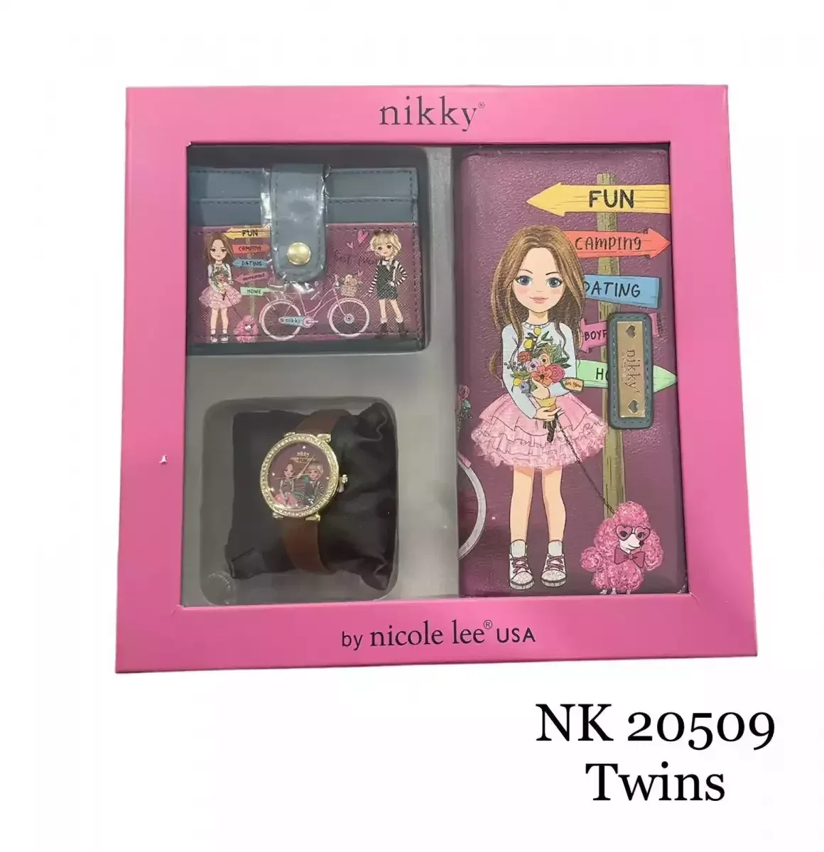 CARTERA NIKKY 3PC GIFT SET NK20509 TWINS