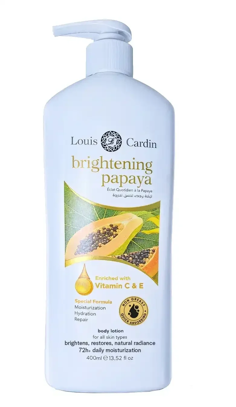 Louis Cardin Brightening Papaya Body Lotion 400ml