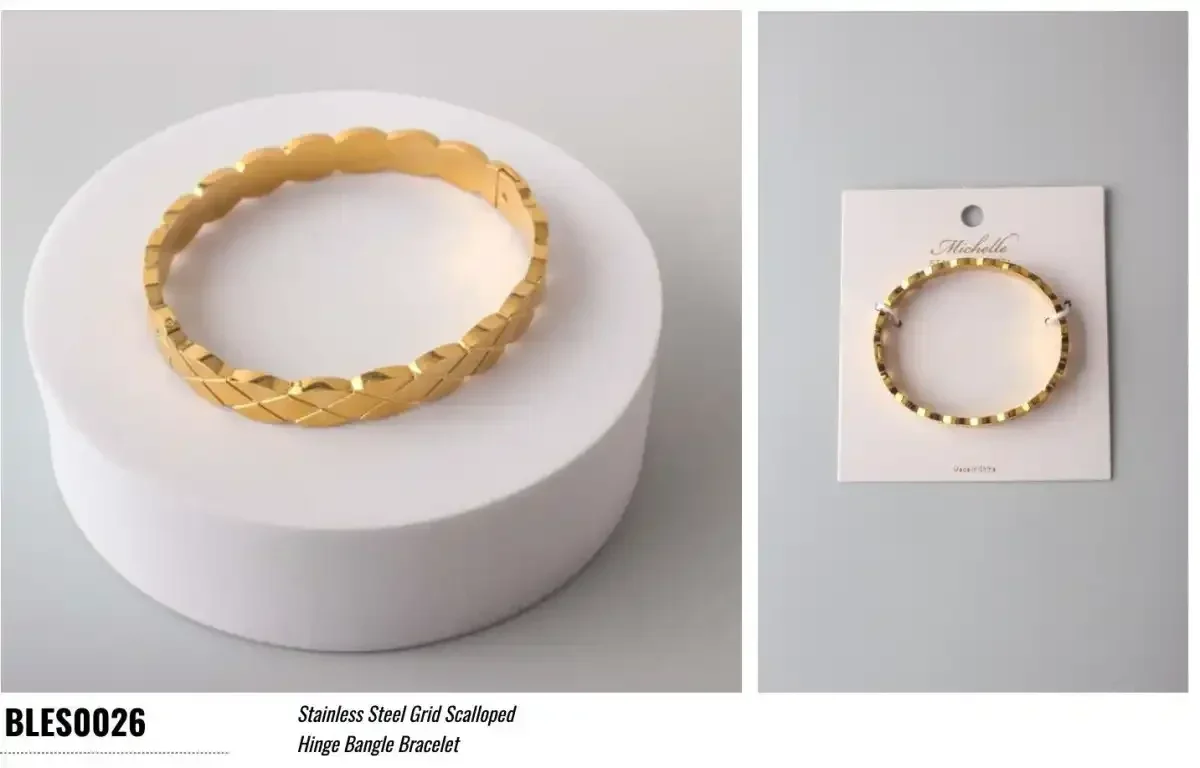 BRAZALETE STAINLESS STEEL GOLD BLE0026G
