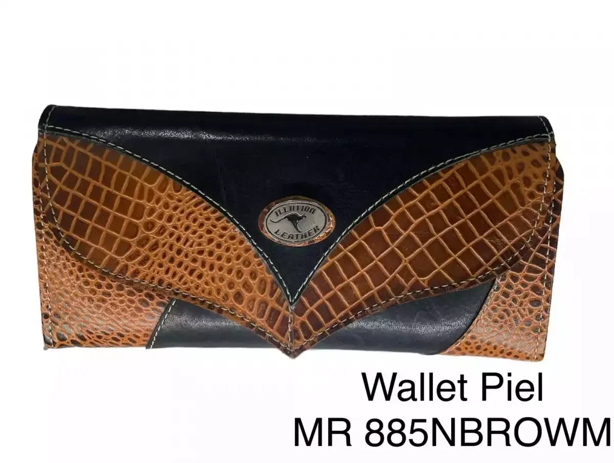 WALLET PIEL MR885 BROWN