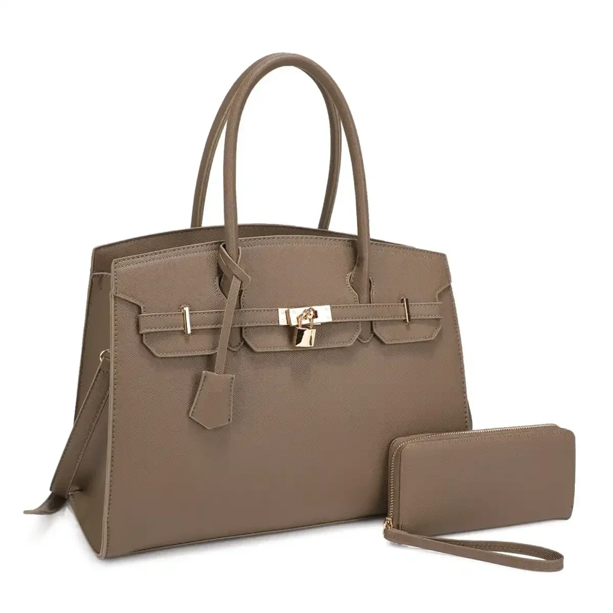CARTERA FASHION SET 2 PCS 31399A TAUPE
