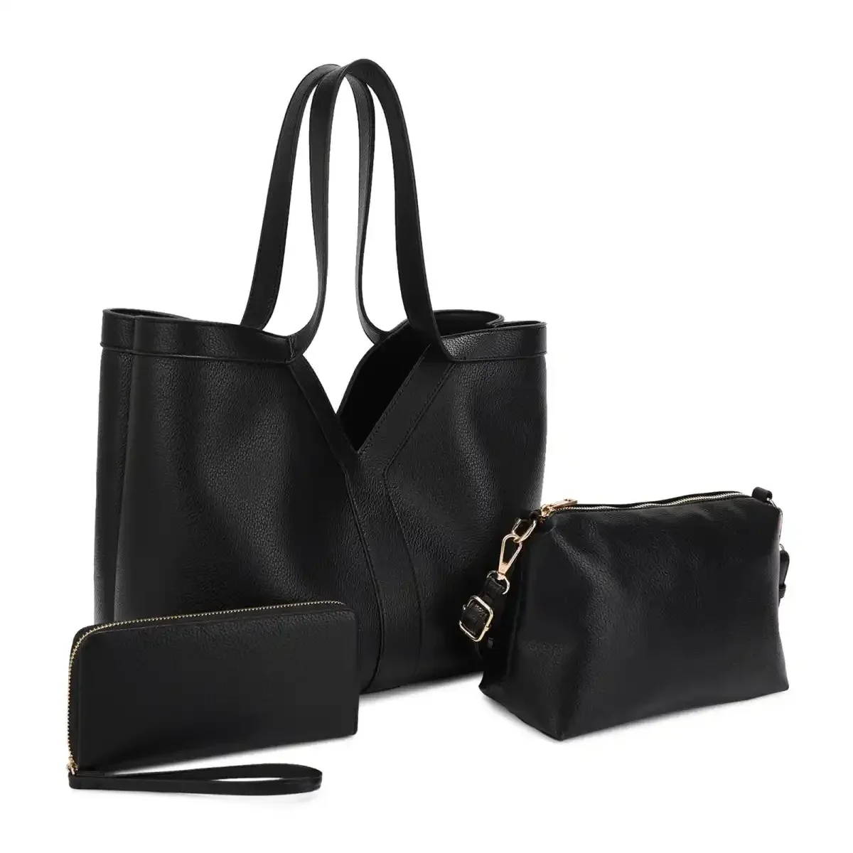 CARTERA FASHION SET 3 PCS 31431 BLACK