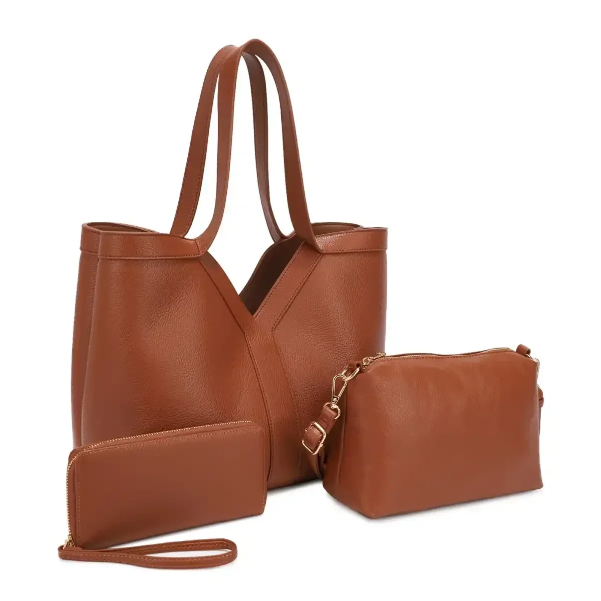 CARTERA FASHION SET 3 PCS 31431 BROWN