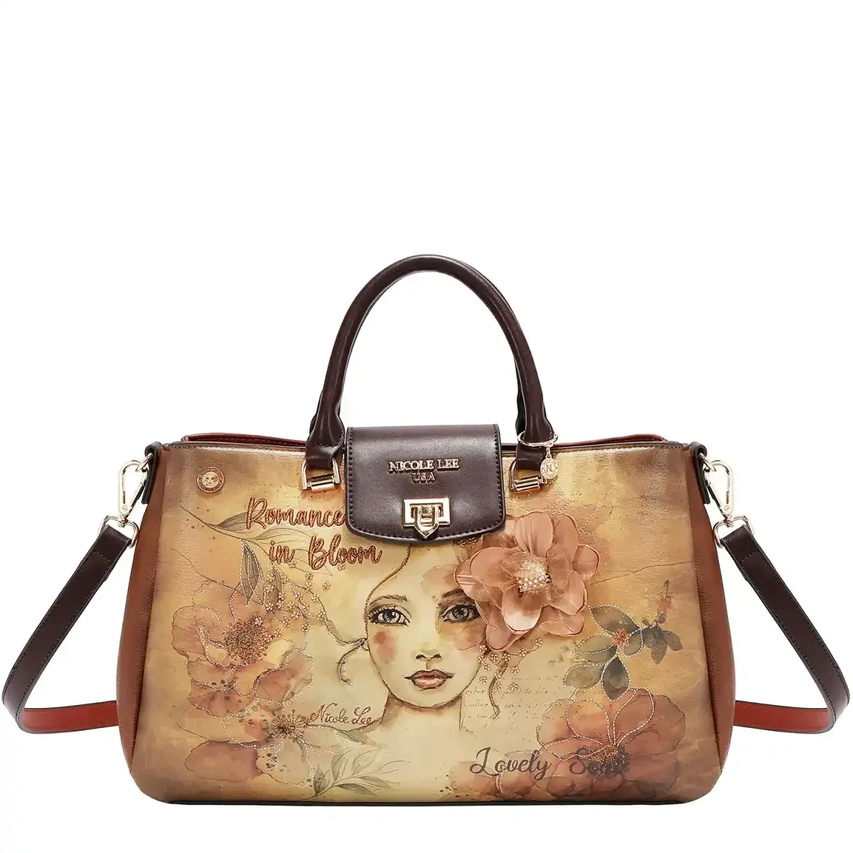 CARTERA NICOLE LEE WIDE HANDBAG ROL17640 REFLECTION OF LOVE