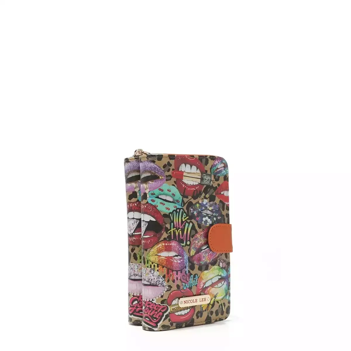 NICOLE LEE PHONE CASE CROSSBODY WALLET 7301 ALL EMOTION