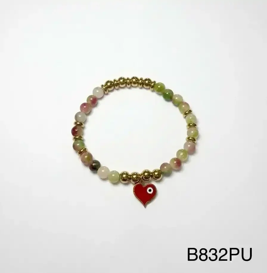 STAINLESS STEEL BRAZALETE B832 PURPLE
