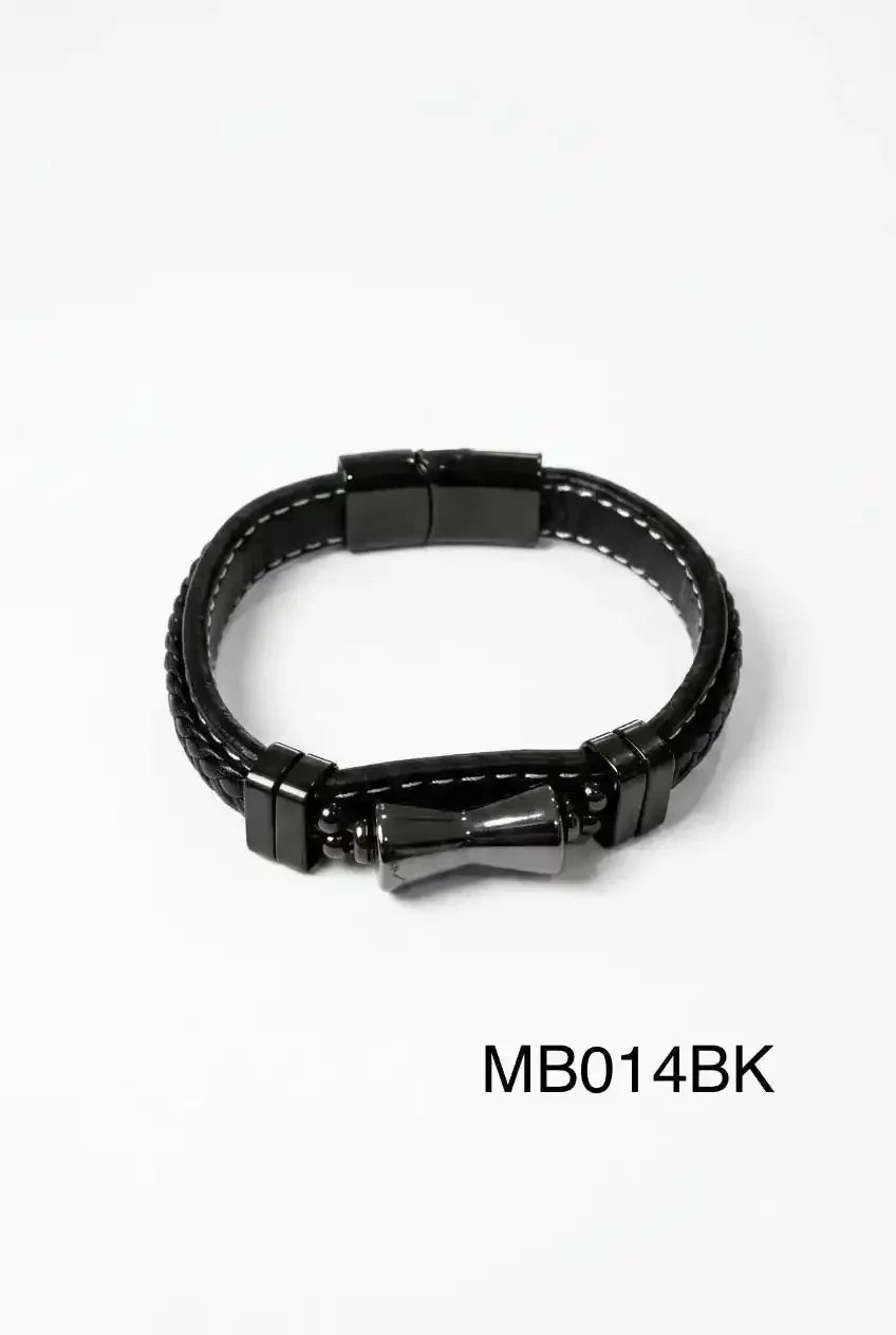 STAINLESS STEEL BRAZALETE MEN MB0014 BLACK