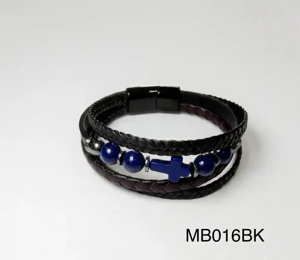 STAINLESS STEEL BRAZALETE MEN MB0016 BLACK