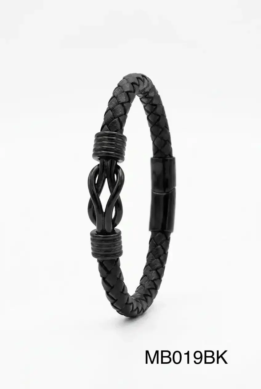 STAINLESS STEEL BRAZALETE MEN MB0019 BLACK