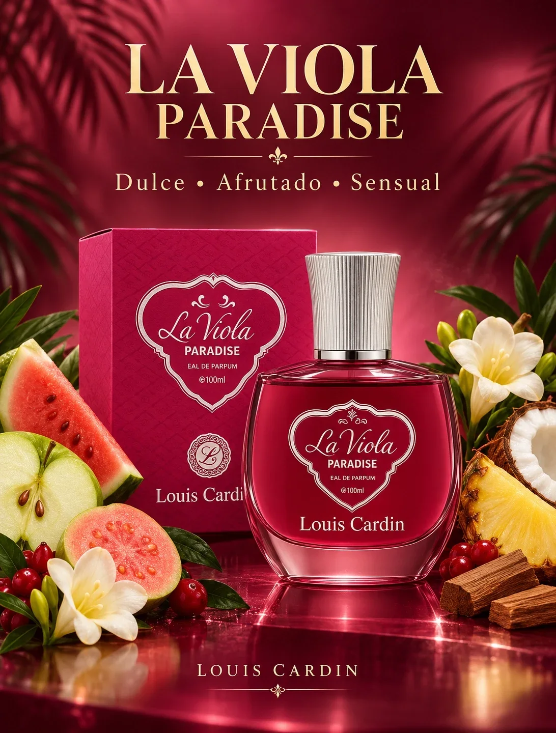 Louis Cardin La Viola Paradise Femme EDP 100ml