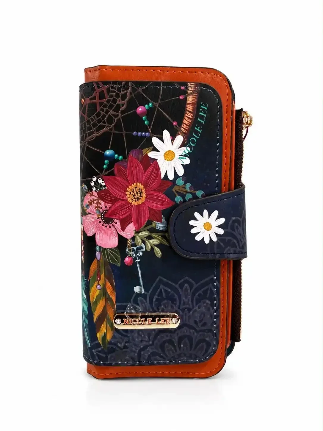 NICOLE LEE BIFOLD LAYERED WALLET PRT 7703 DREAM COMES TRUE