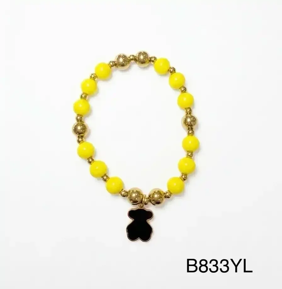 STAINLESS STEEL BRAZALETE B833 GOLD/ YELLOW
