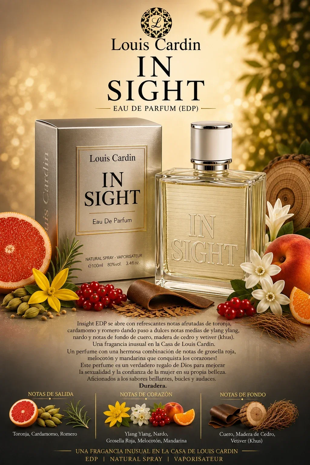 Louis Cardin Insight Homme EDP 100ml