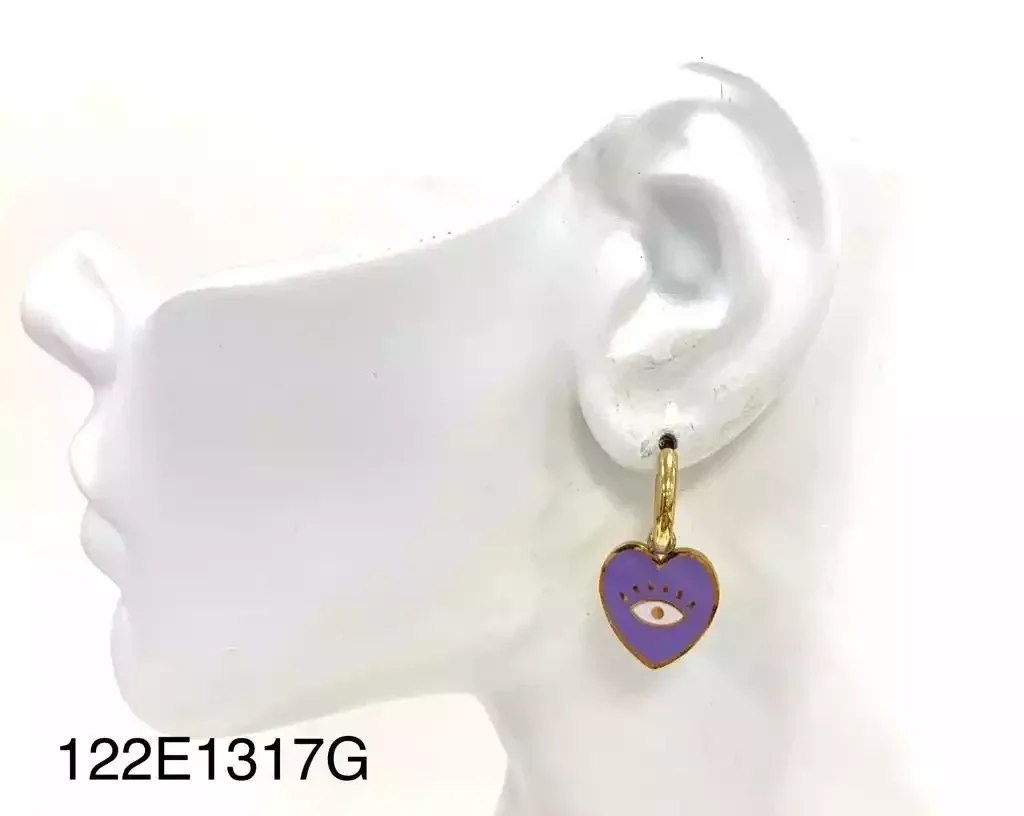 EARRING STAINLESS STEEL GOLD 122E1317G