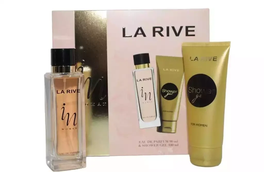 SET LA RIVE IN WOMAN 2 PCS 3.0 OZ EDP+ S GEL 3.4 OZ