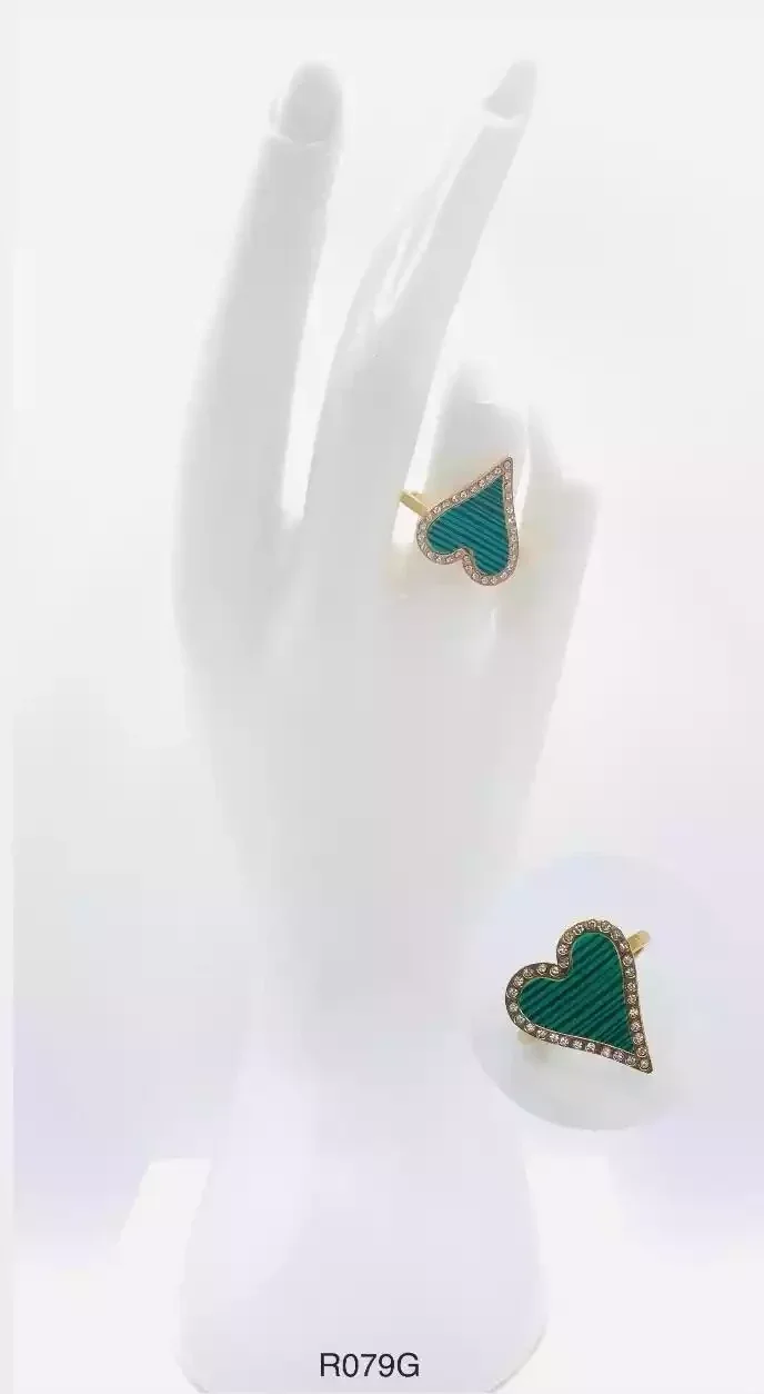RING STAINLESS STEEL GOLD 122R1054G