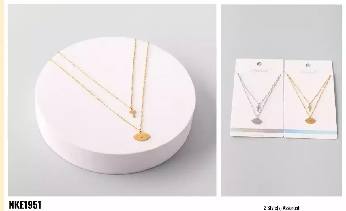 STAINLESS STEEL NECKLACE GOLD 1951