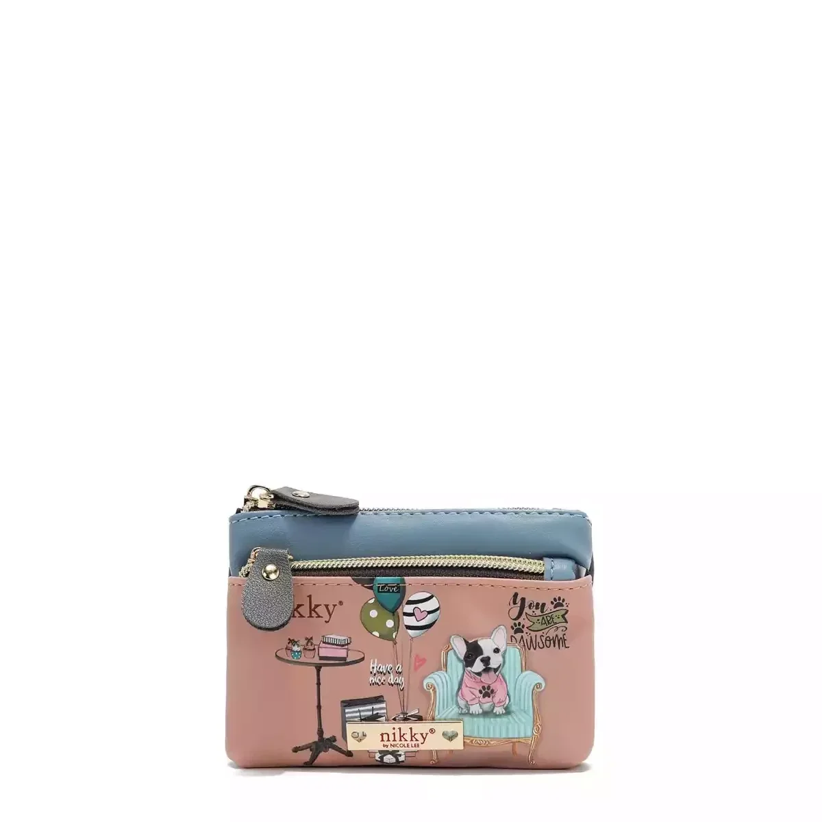 NIKKY MINI ZIP POUCH (COIN PURSE) 22526 PARTY KING