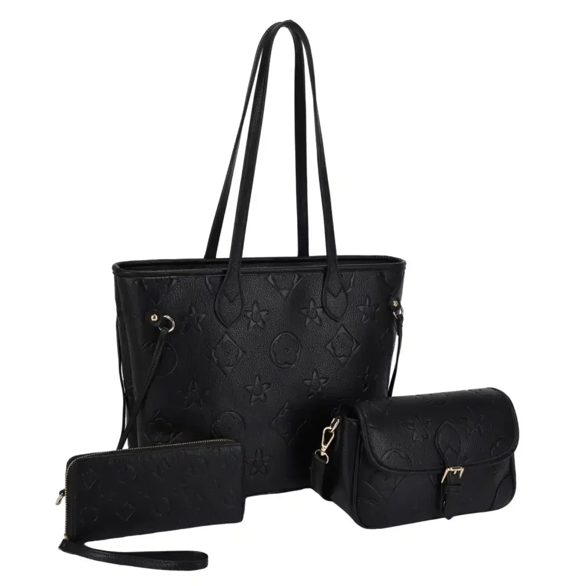 CARTERA FASHION SET 31340A BLACK