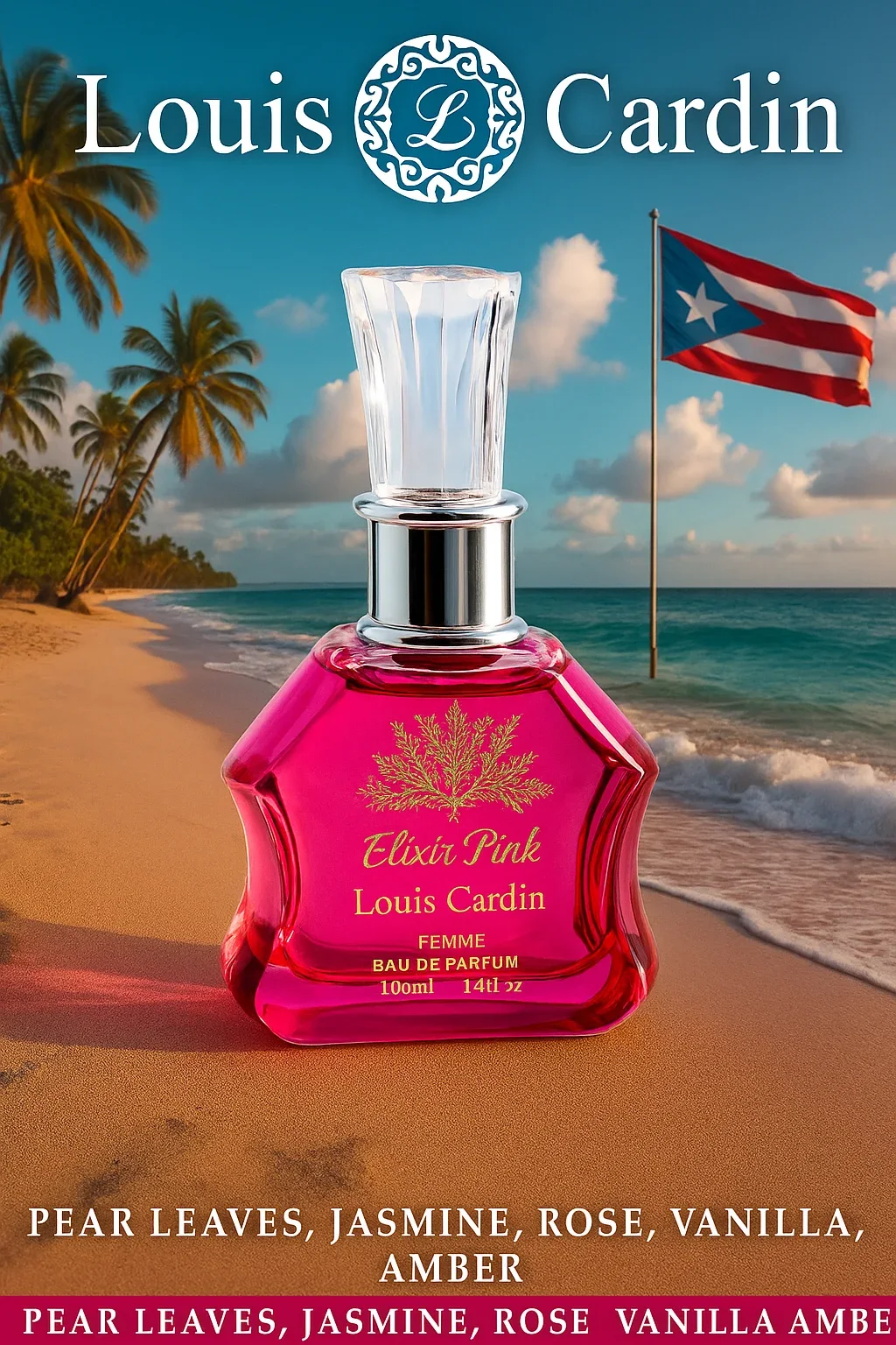 Louis Cardin Elixir Pink Femme EDP 100ml