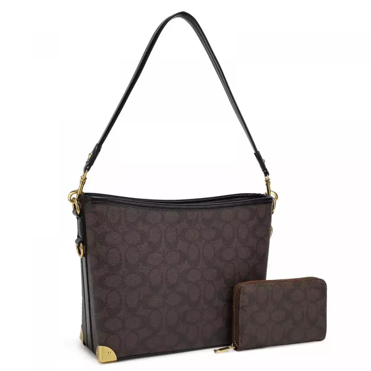 CARTERA FASHION SET 5381 COFFEE / BLACK