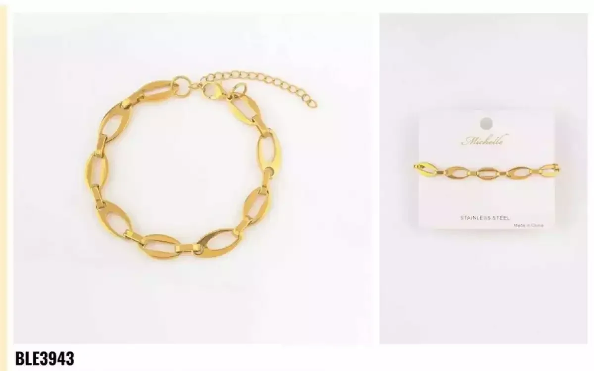 STAINLESS STEEL BRAZALETE GOLD BLE3943