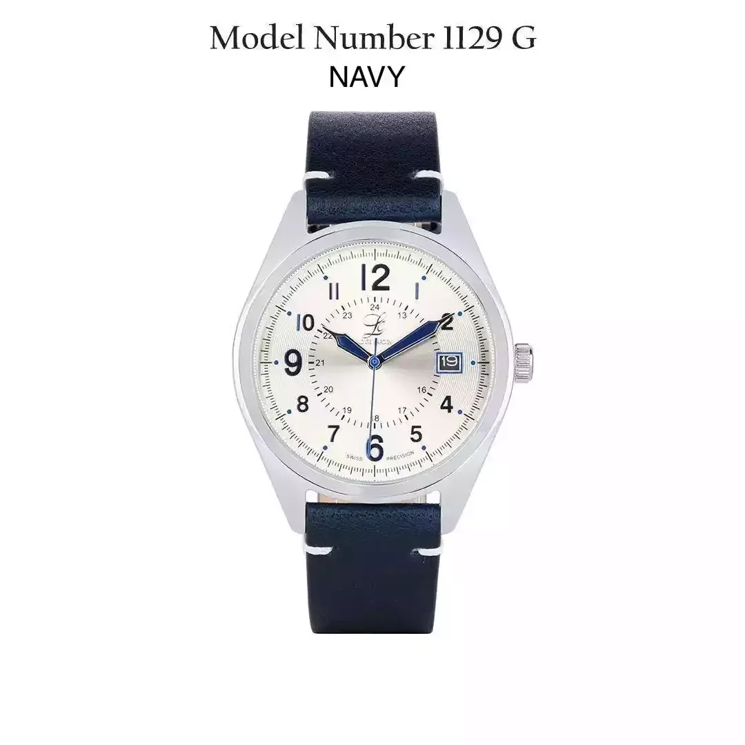 Louis Cardin Watch Model 1129 NAVY-WHITE