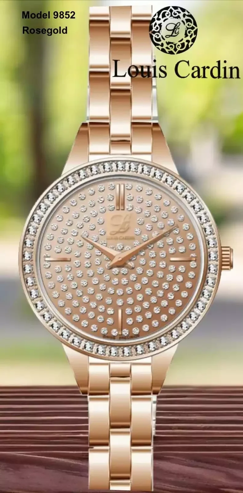 Louis Cardin Watch Model 9852 ROSEGOLD Female