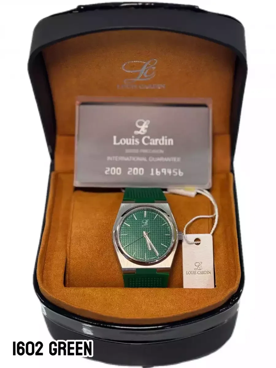 Louis Cardin Watch Model 1602 GREEN