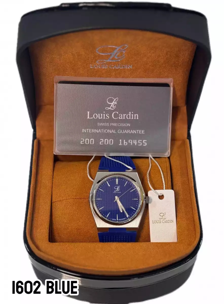 Louis Cardin Watch Model 1602 BLUE