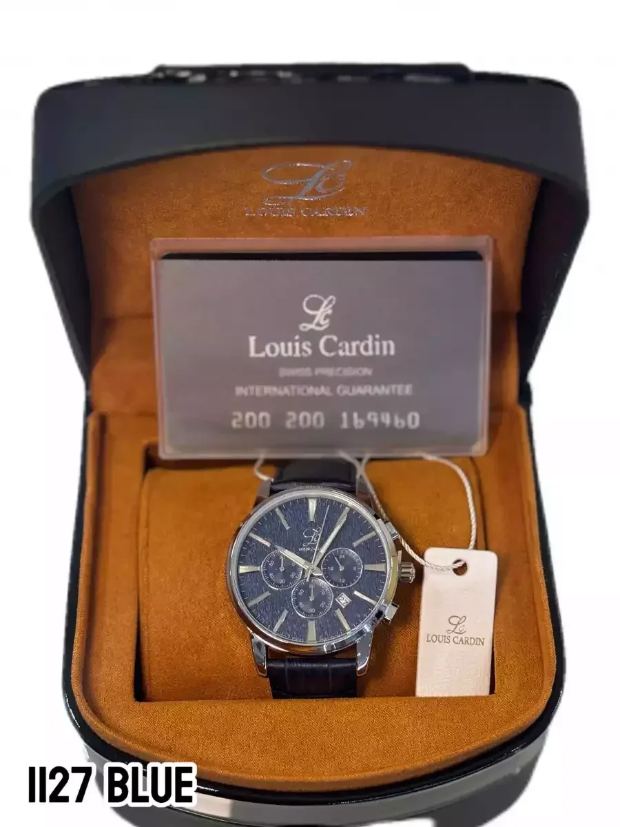 Louis Cardin Watch Model 1127 BLUE