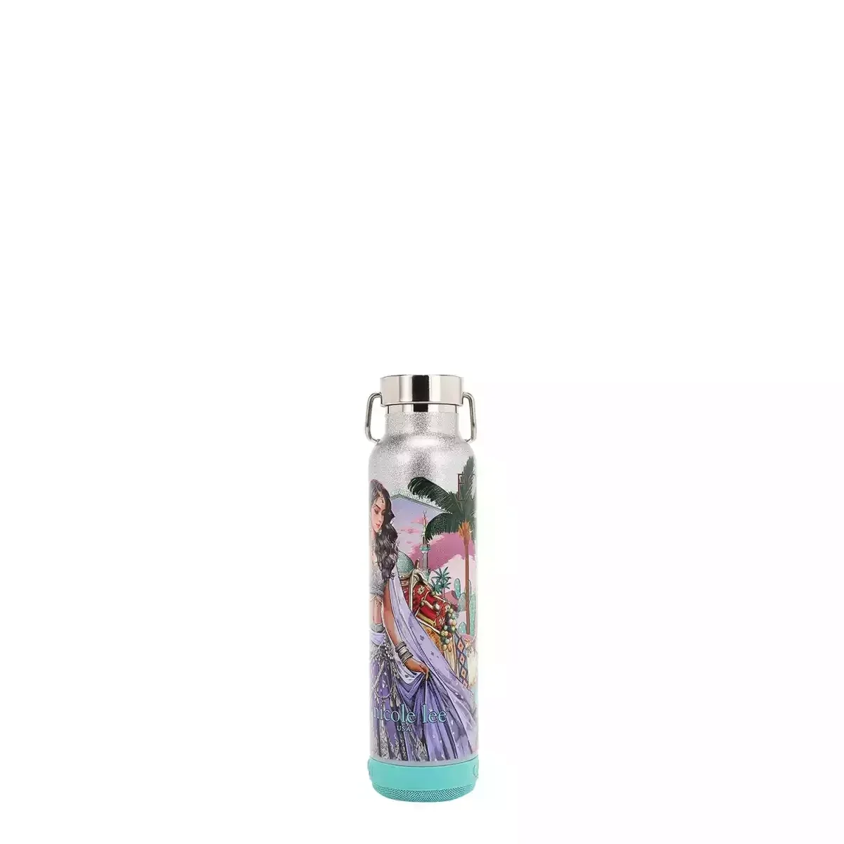 NICOLE LEE 20 OZ TUMBLER WITH BLUETOOTH SPEAKER T7824 QUEEN CLEOPATRA