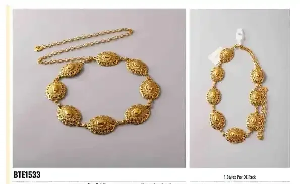 BELT STAINLESS STEEL GOLD BTE1533G