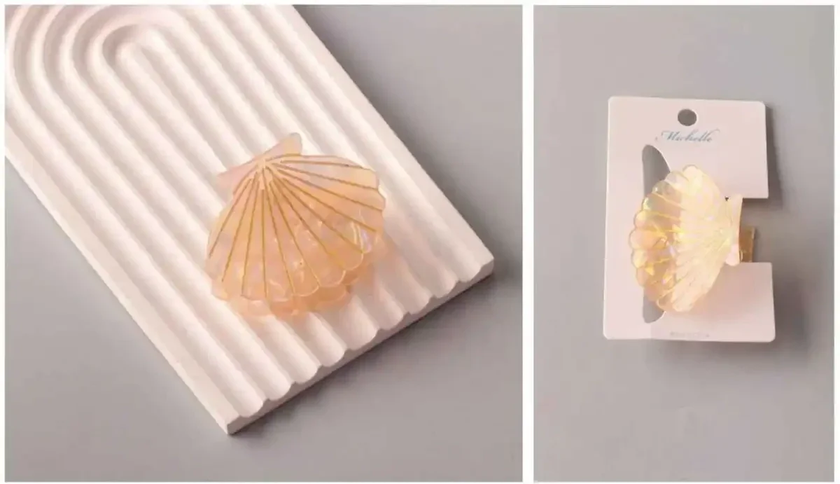ACCESORIOS PARA EL CABELLO CLIP PLASTIC HCE0443 GOLD