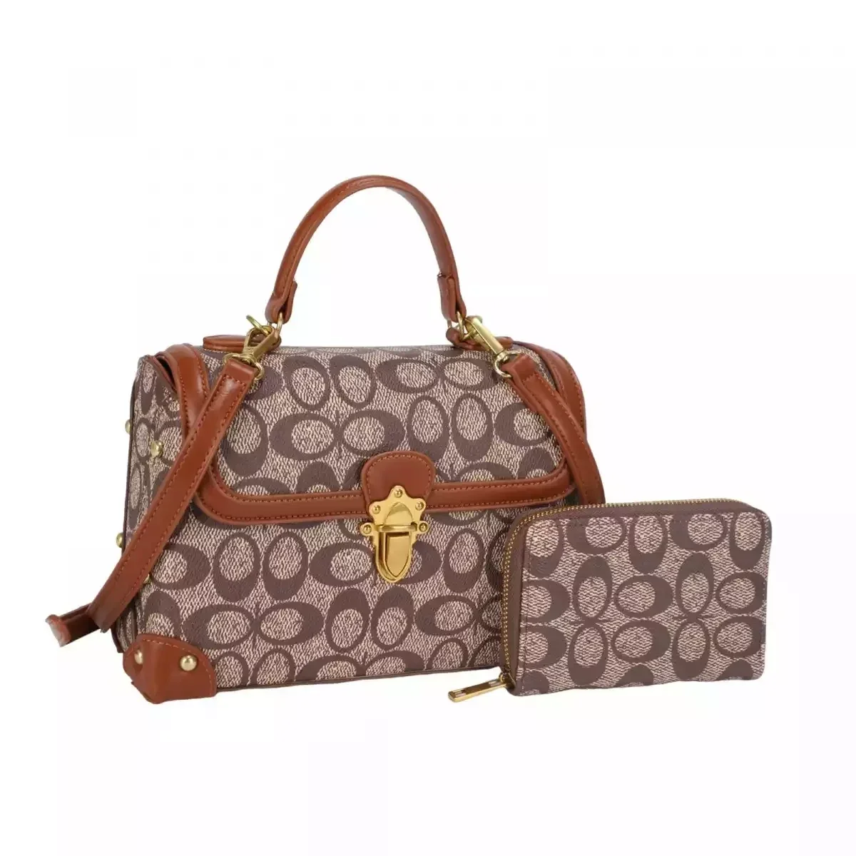 CARTERA FASHION CROSSBODY SET 20690 BROWN / BROWN