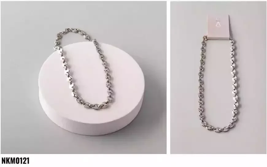 NECKLACE STAINLESS STEEL NKM0121 SILVER