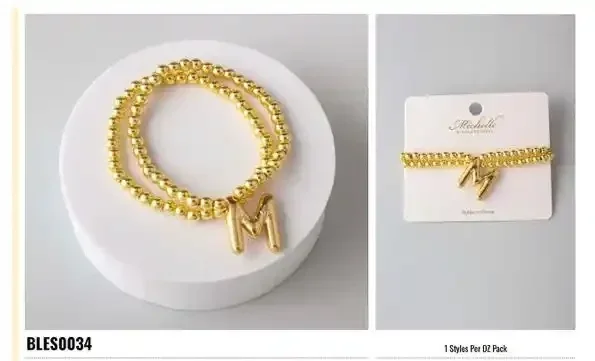 STAINLESS STEEL BRAZALETE GOLD BLES0034 GOLD