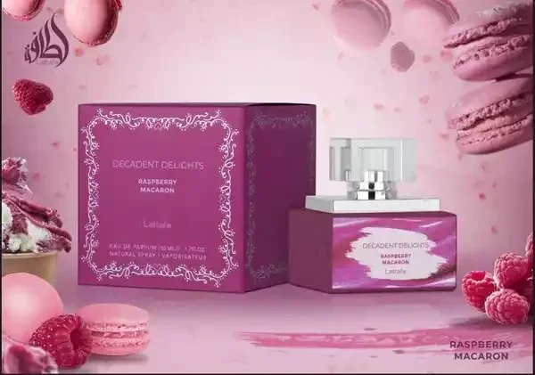 LATTAFA DECADENT DELIGHTS MACARON RASPBERRY 1.7 oz EDP WOMAN